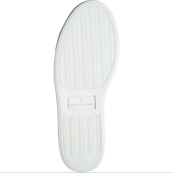 MOSCHINO Leather High Top Sneaker Logo Stud Lace Up White Shoes 8 NWT AUTHENTIC - Picture 4 of 16